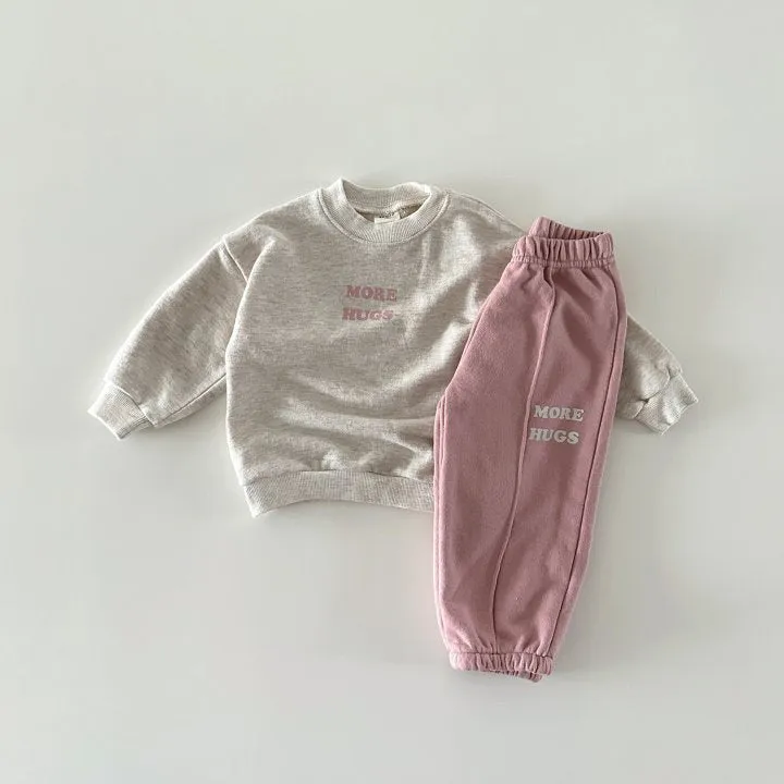 2 Pieces Set Baby Kid Girls Boys Letters Tops And Pants Wholesale 231130106