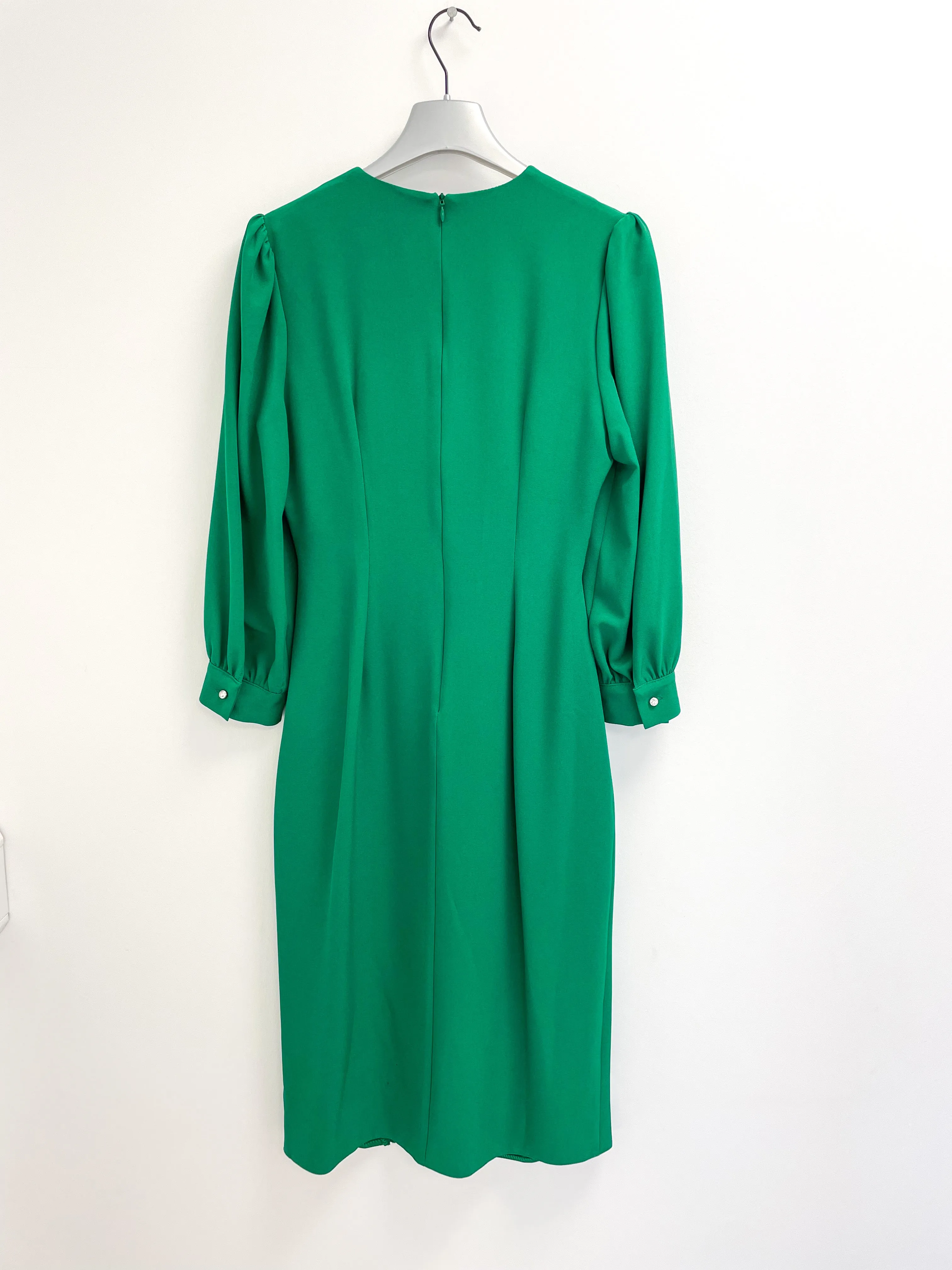 4-A0952 Oli Green Pencil Dress