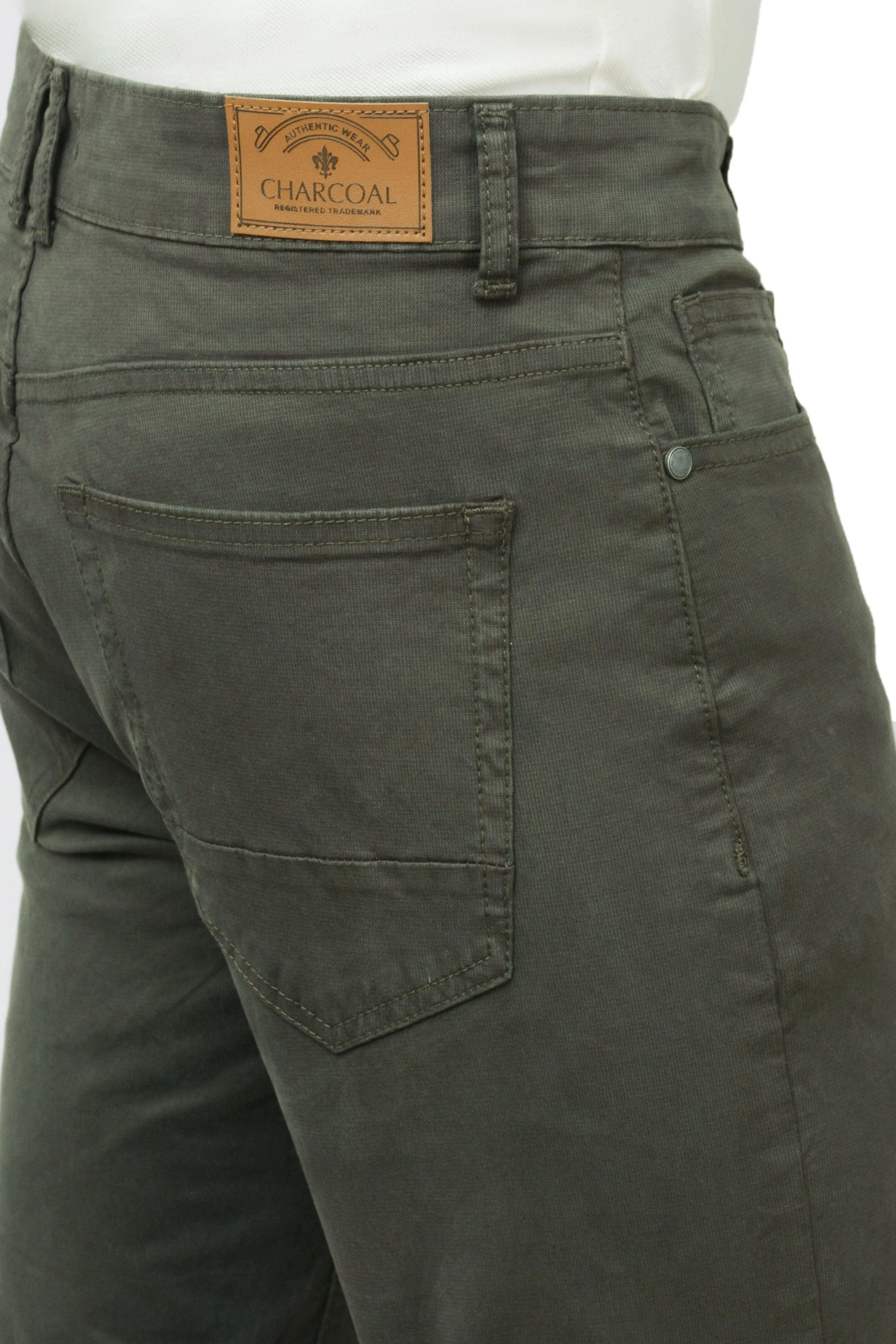 5 POCKET PANT DARK OLIVE