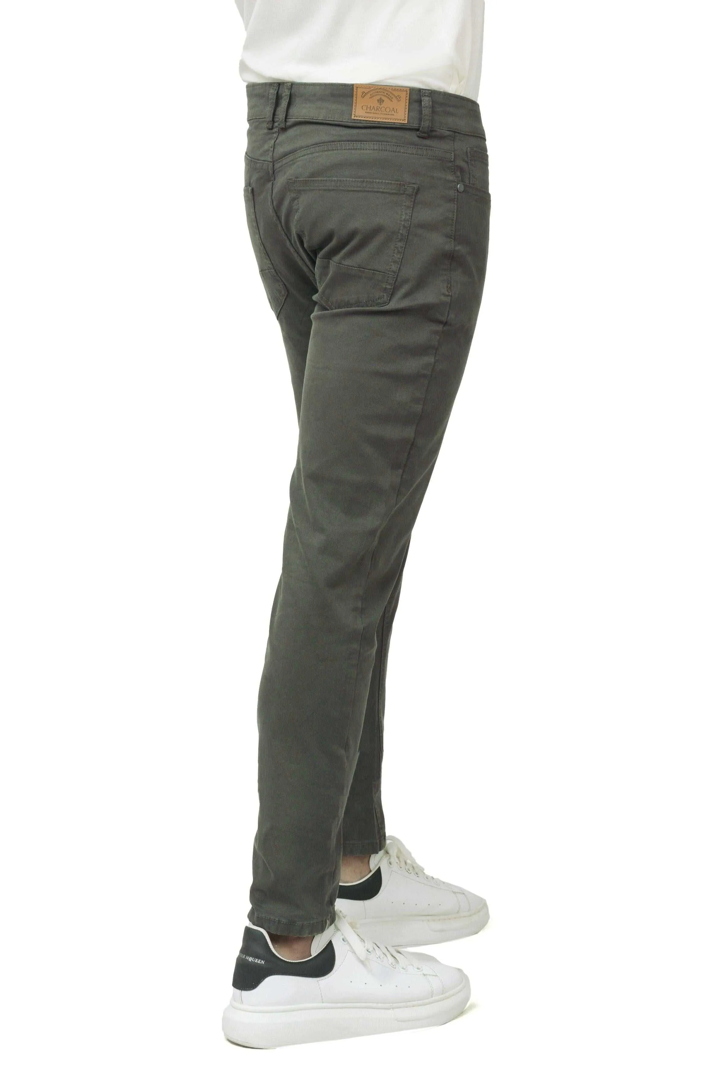 5 POCKET PANT DARK OLIVE