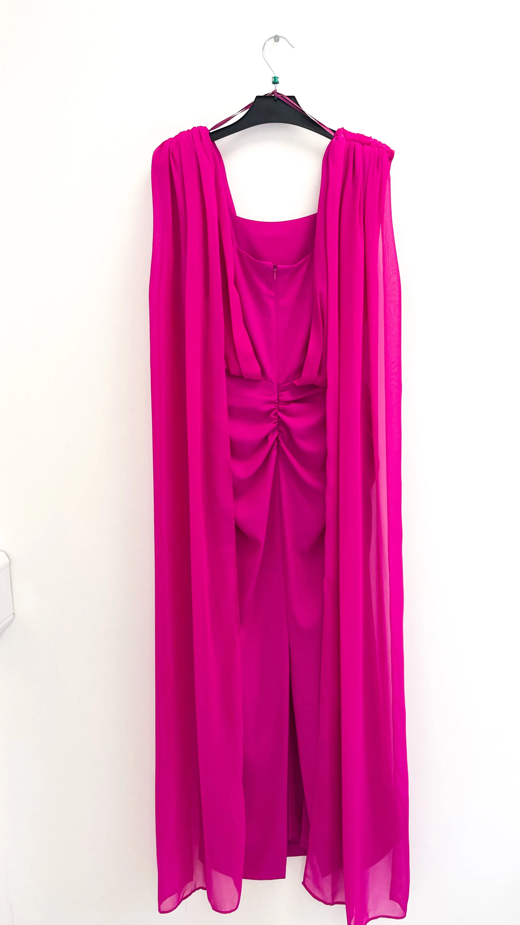 A1695 Pink Drape Daza Dress