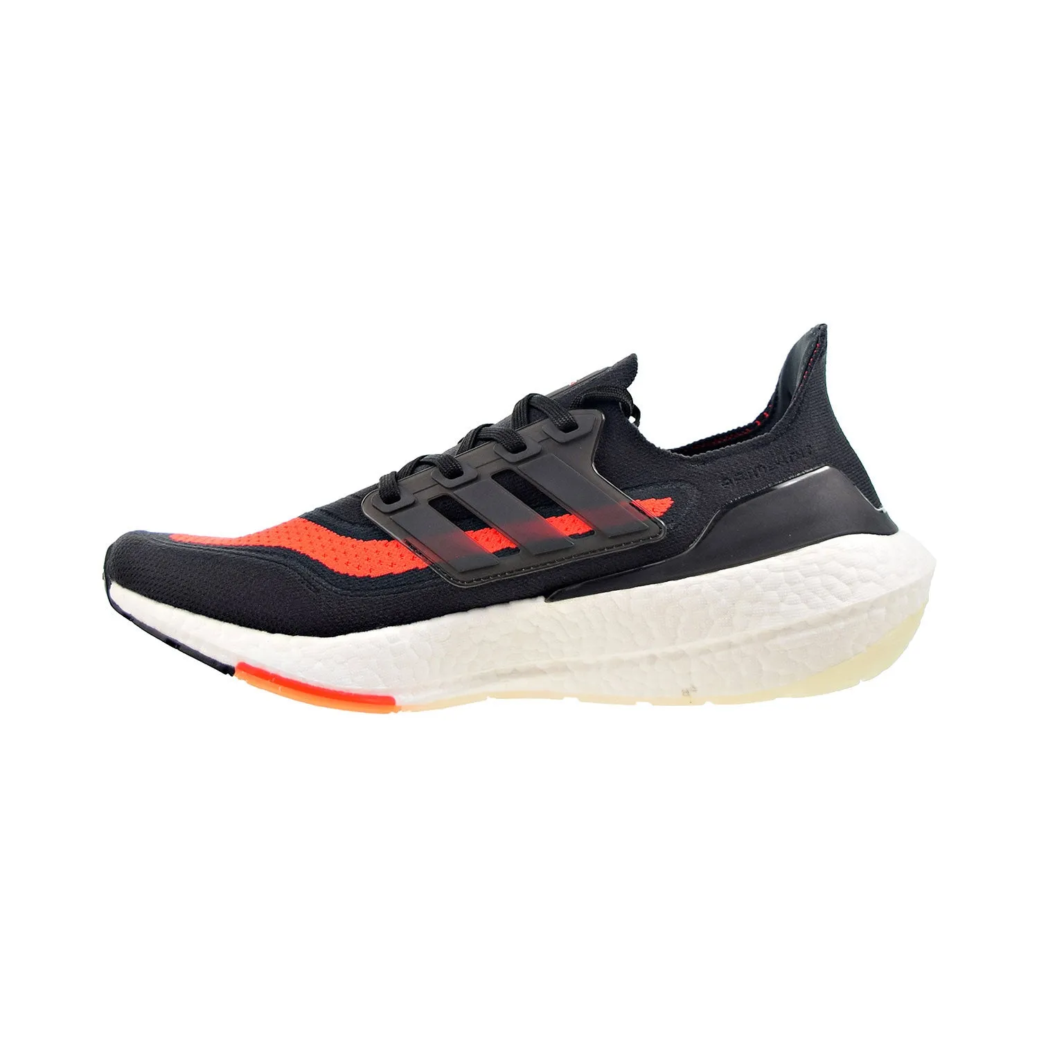 Adidas UltraBoost 21 Men's Running Shoes Carbon-Core Black-Solar Red