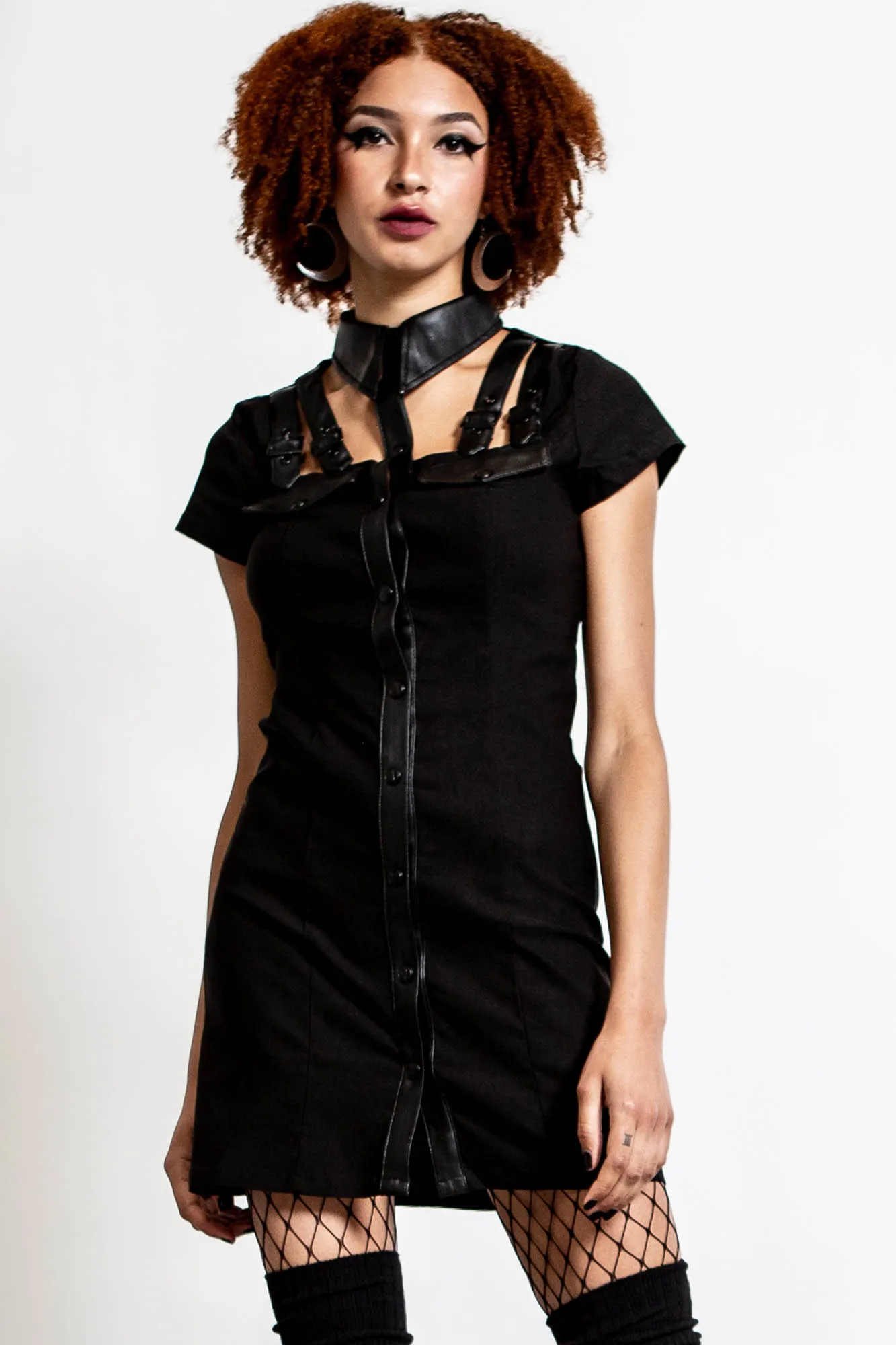 All Attitude Cut Out Black Dress