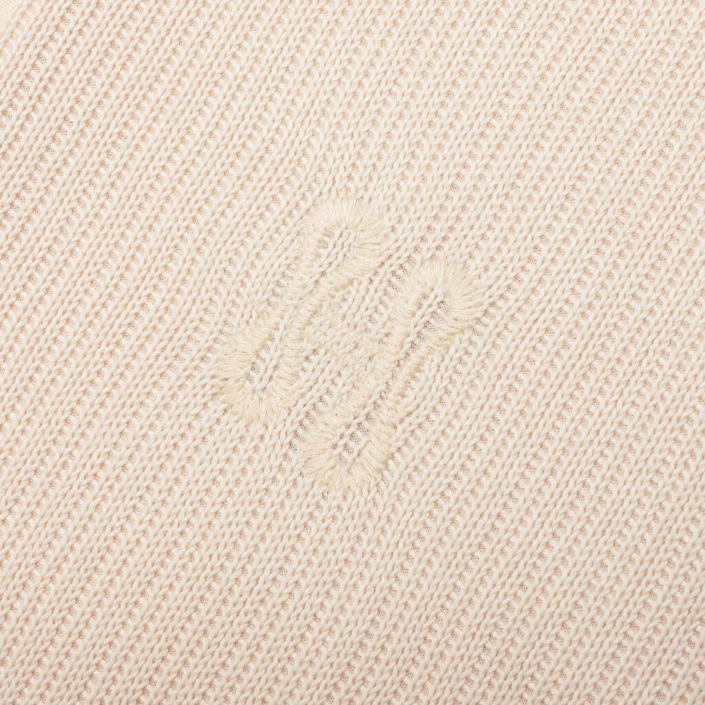 B-Summer Knit Polo Shirt - Bone