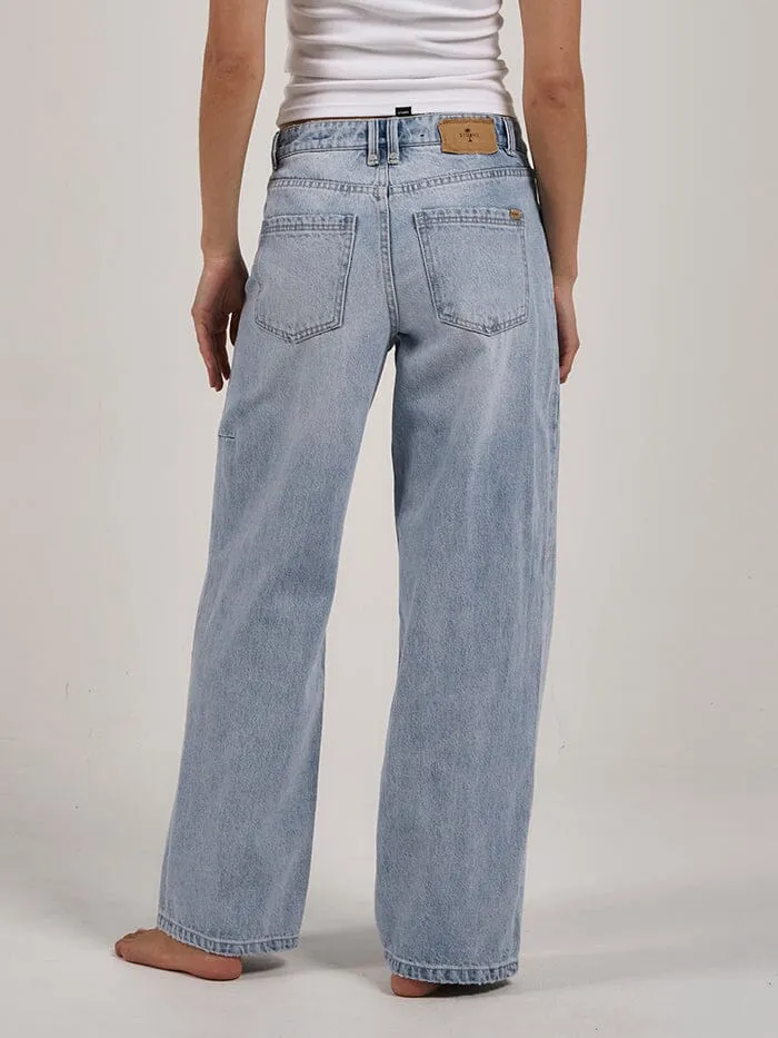 Billie Low Baggie Jean - Ash Blue