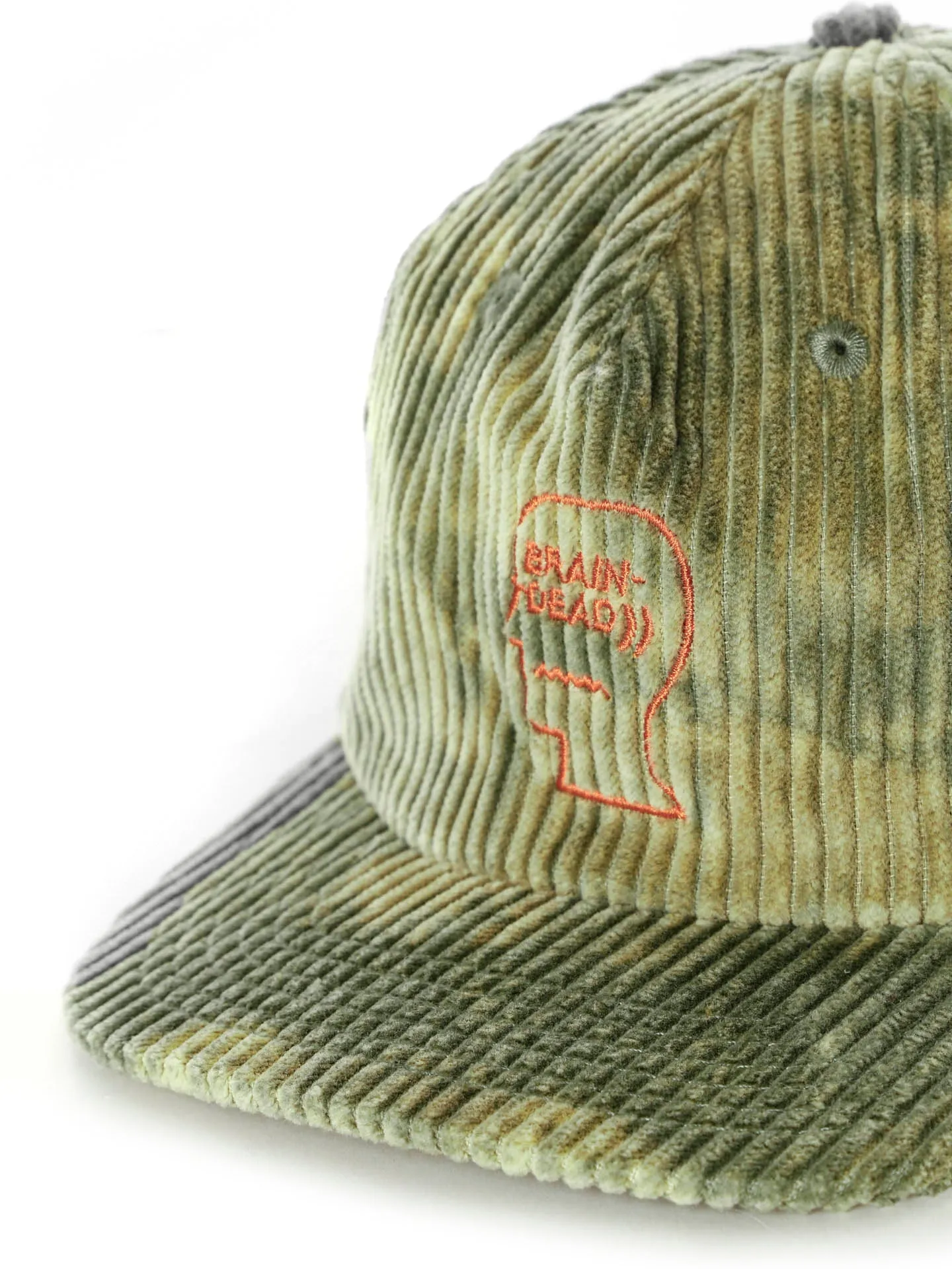 Bleached Cord Logo Cap