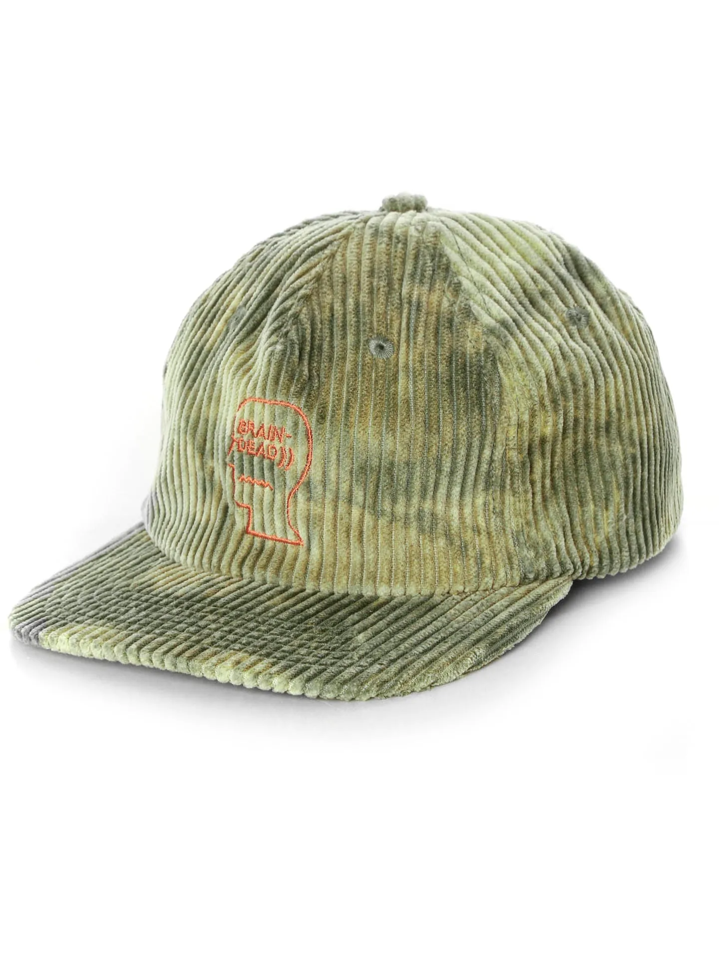 Bleached Cord Logo Cap