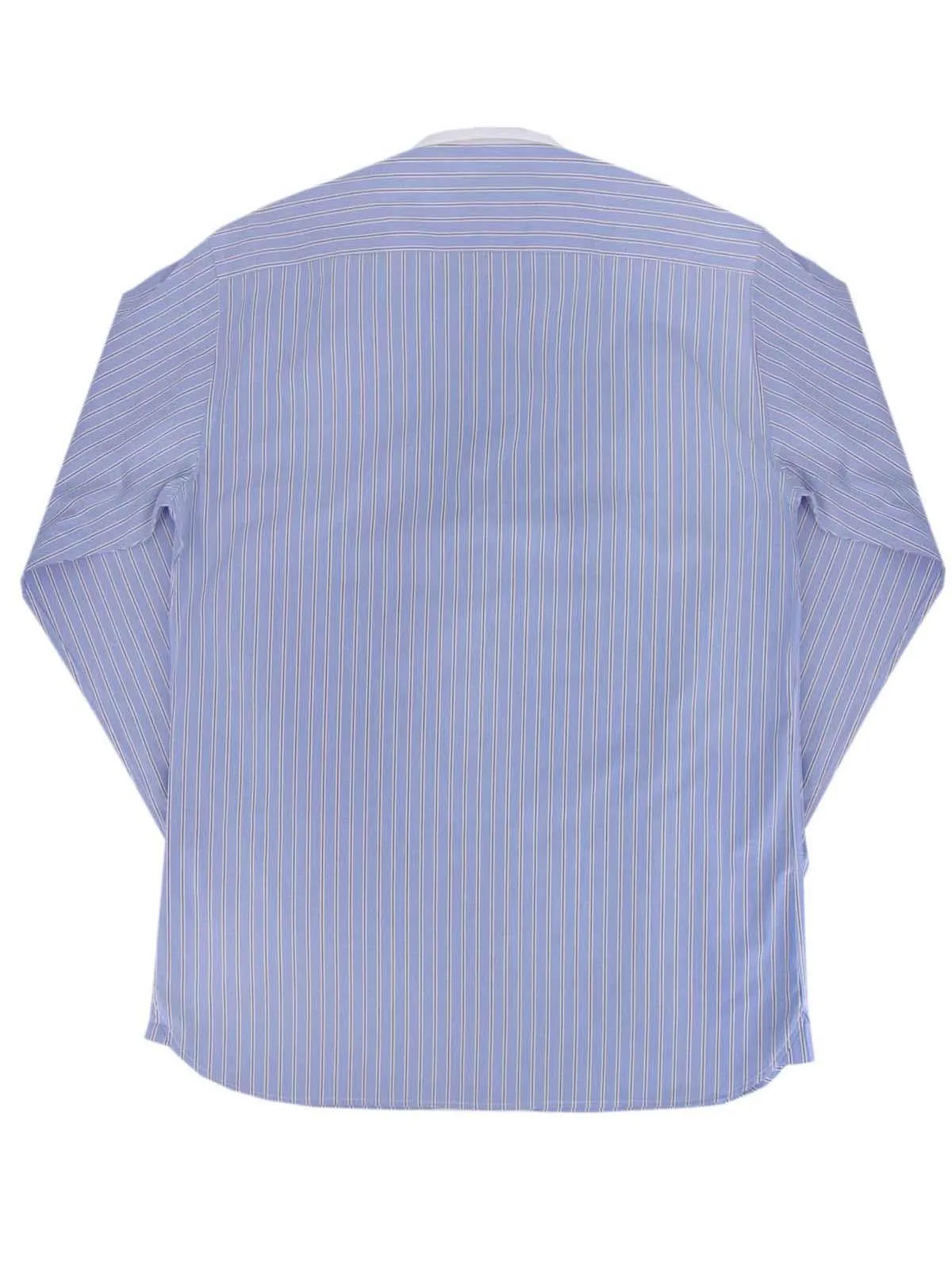 Blue Stripe 1940s Deluxe Club Collar Beaumont Shirt