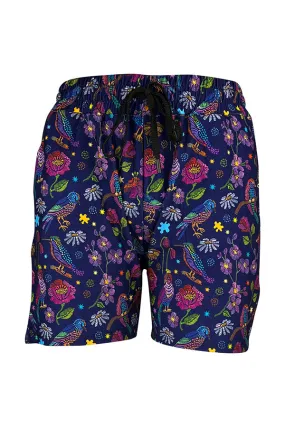 Botanical Birds Jogger Shorts