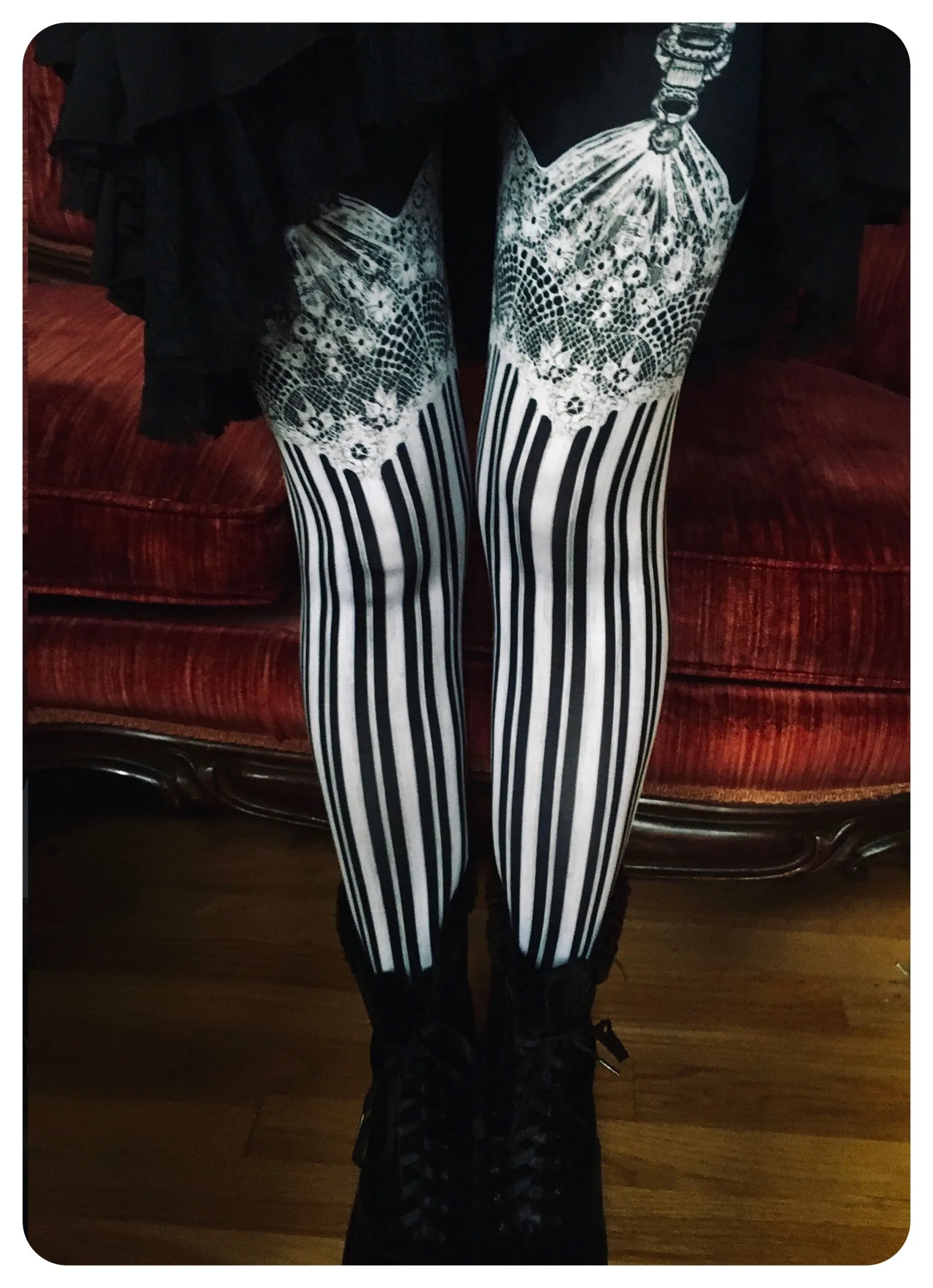 Burlesque Leggings by fox savant