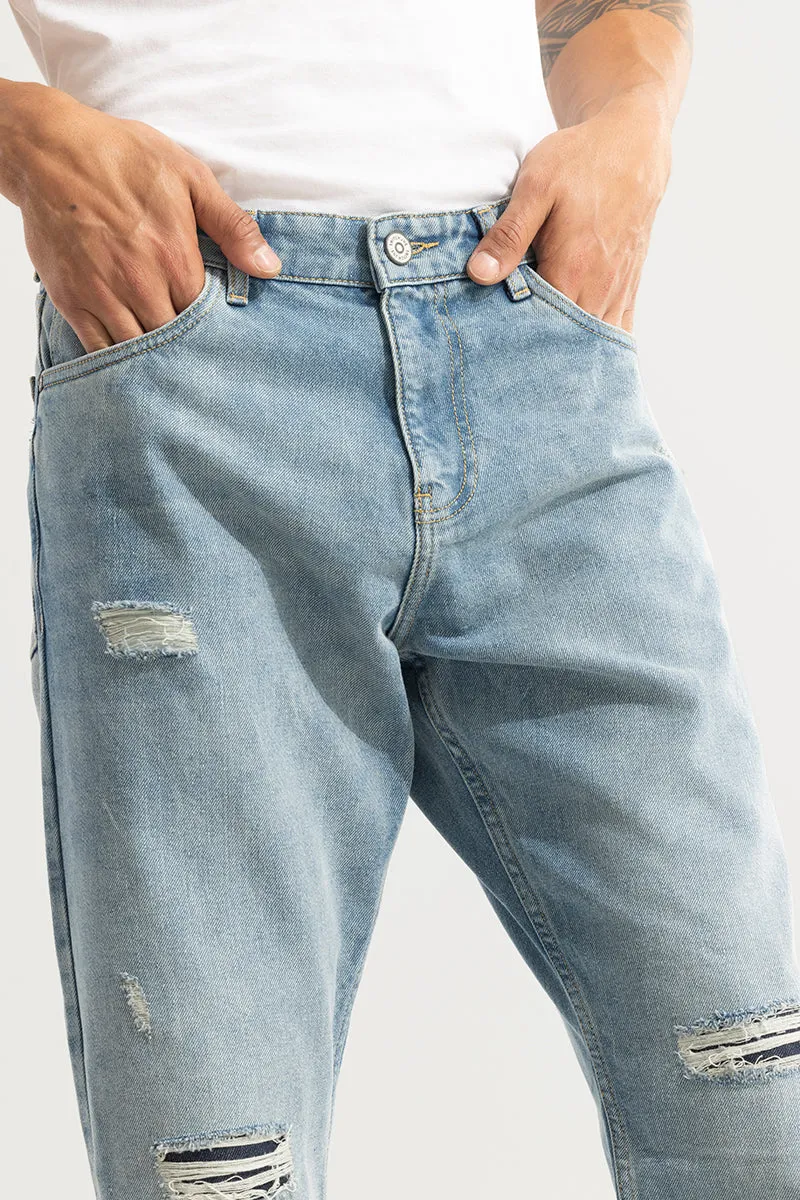 Castor Light Blue Baggy Jeans