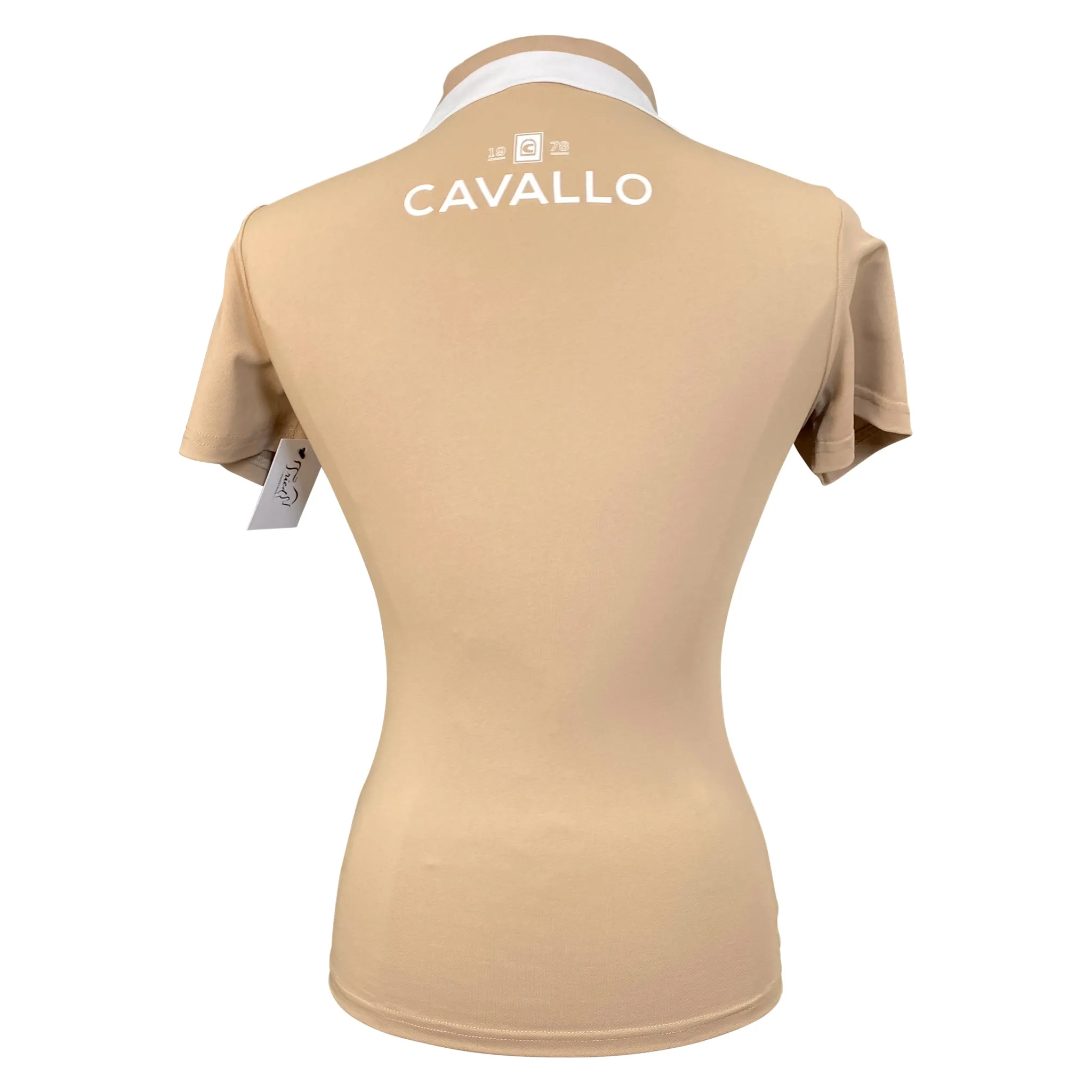 Cavallo Fenia Polo Shirt in Almond - Women's D 42 (US 14/XXL)