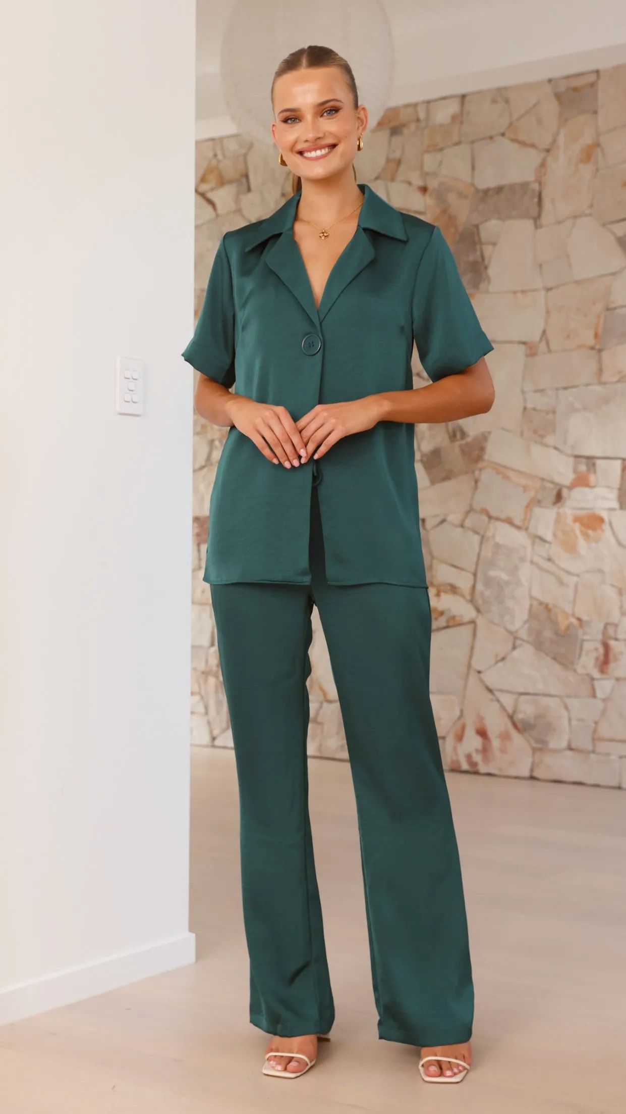 Courtney Pants - Emerald