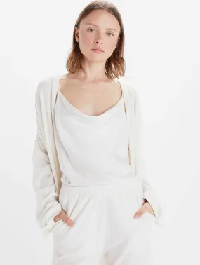 Cowl Neck TENCEL Modal Vegan Camisole | Snow White