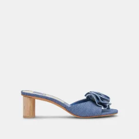 DARLY HEELS BLUE DENIM