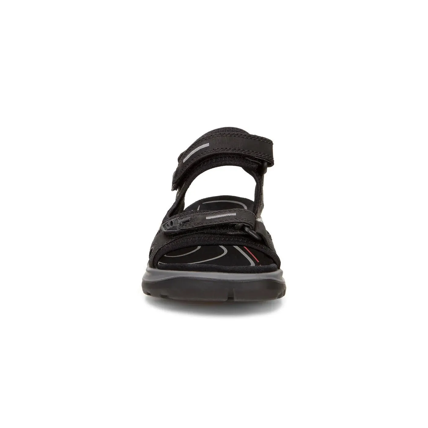 Ecco Women's Yucatan Sandal - Black/Mole/Black