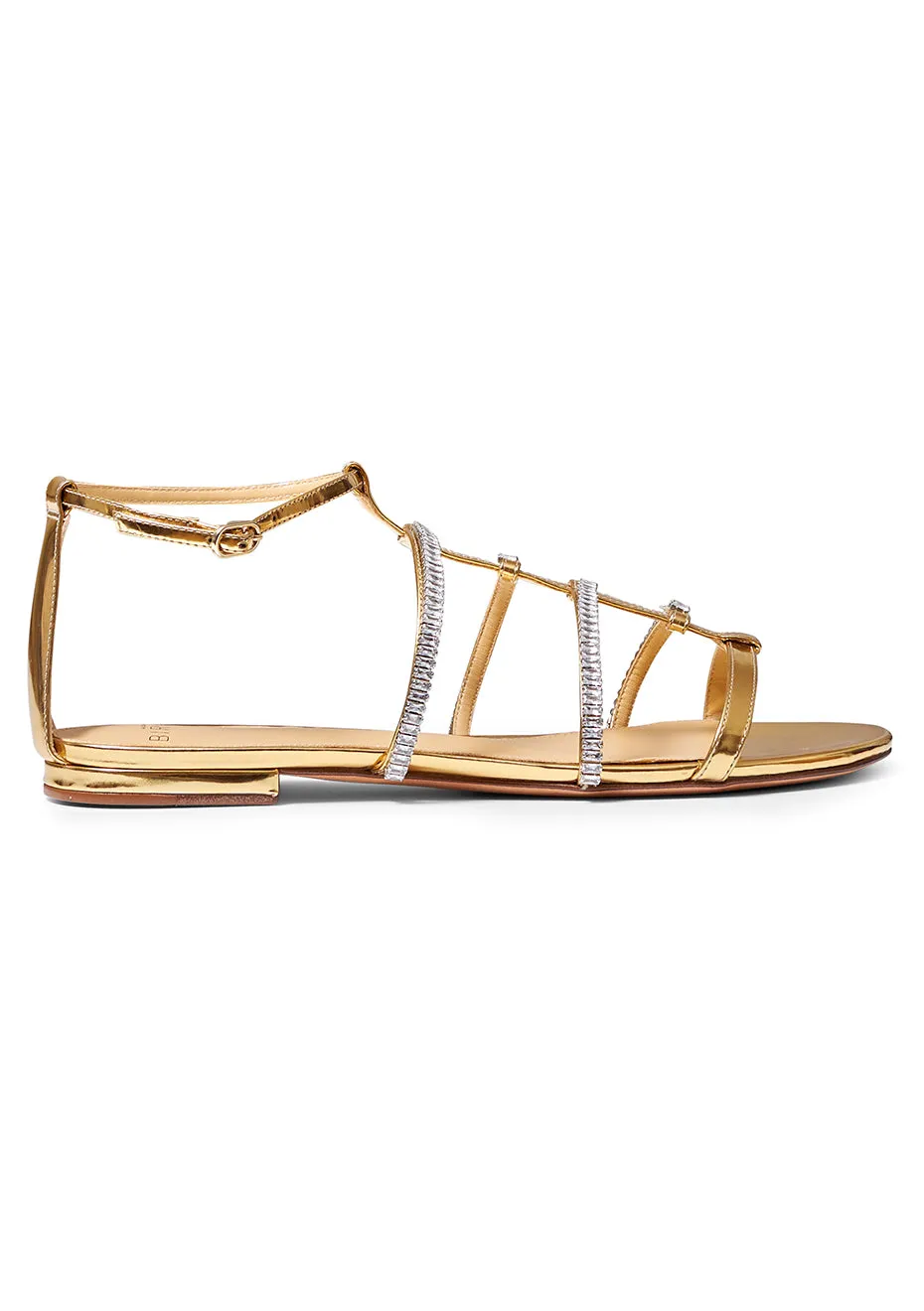 Elina Crystal Sandal Gold