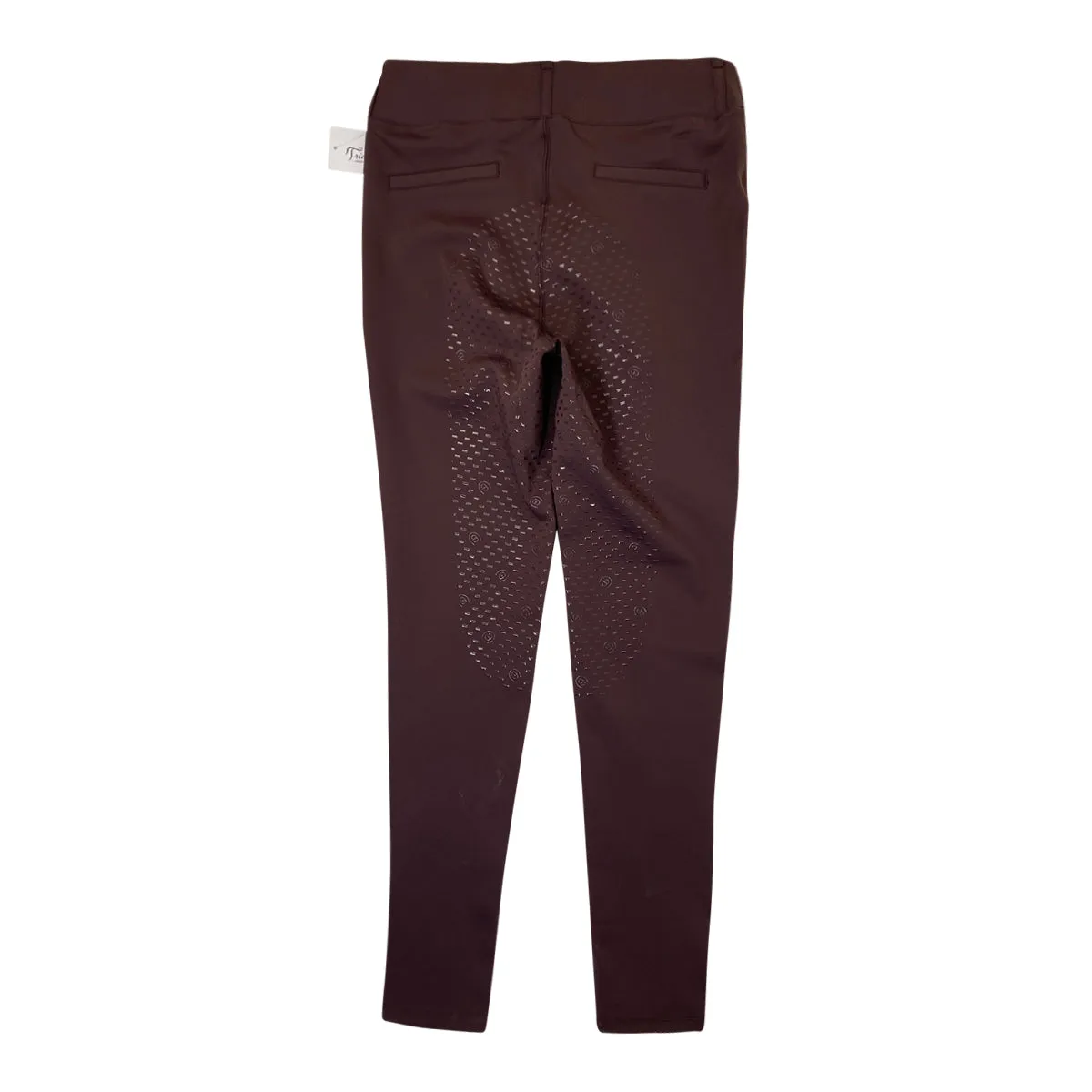 Equestrian Stockholm 'Moonless Night' Compression Full Seat Breeches  in Brownstone - Women's Large