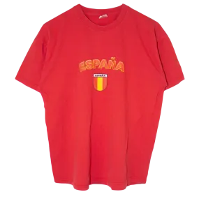 Espana Printed T-Shirt Red (L)