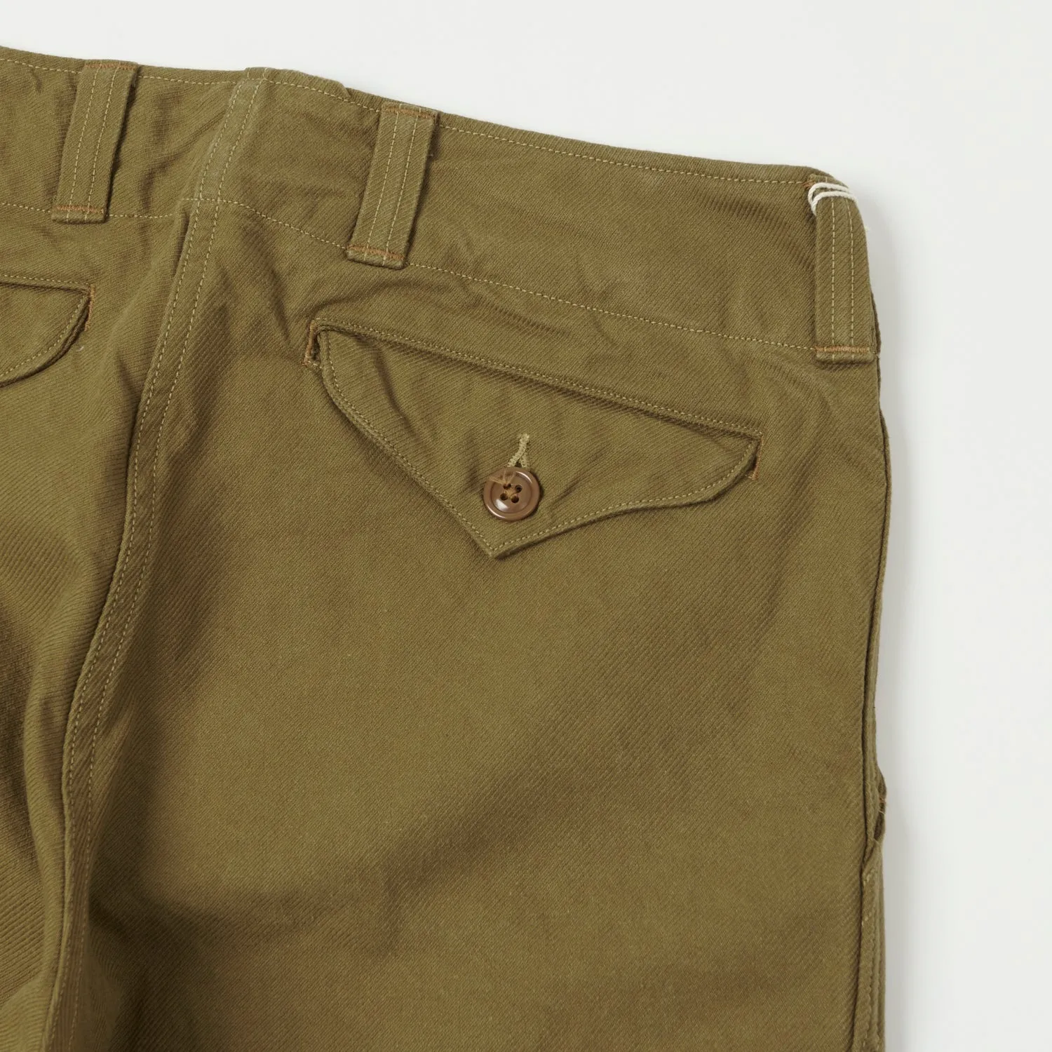 Freewheelers Aviators Trouser - Yarn-Dyed Dark Beige