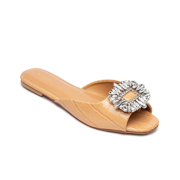 Gem Embellished Flat Sandal MY 212