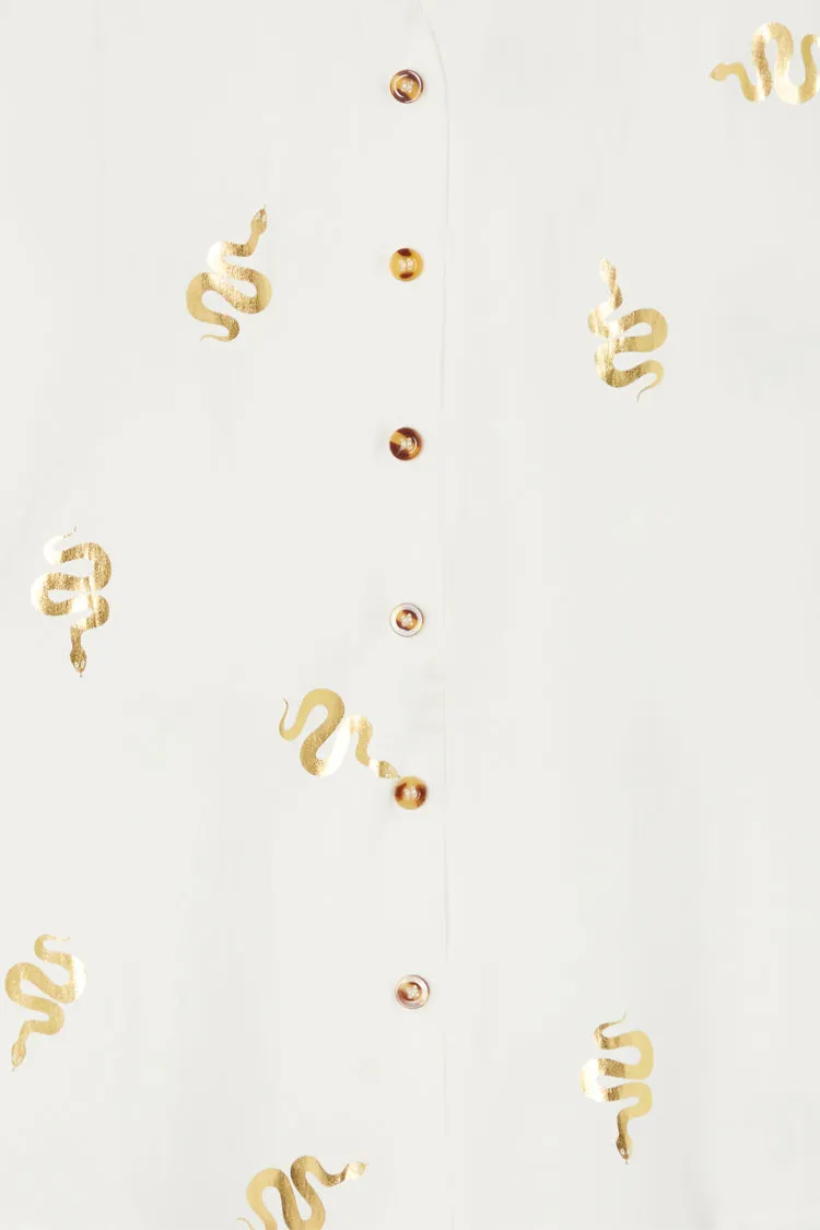 Gold Snake Miley Shirt