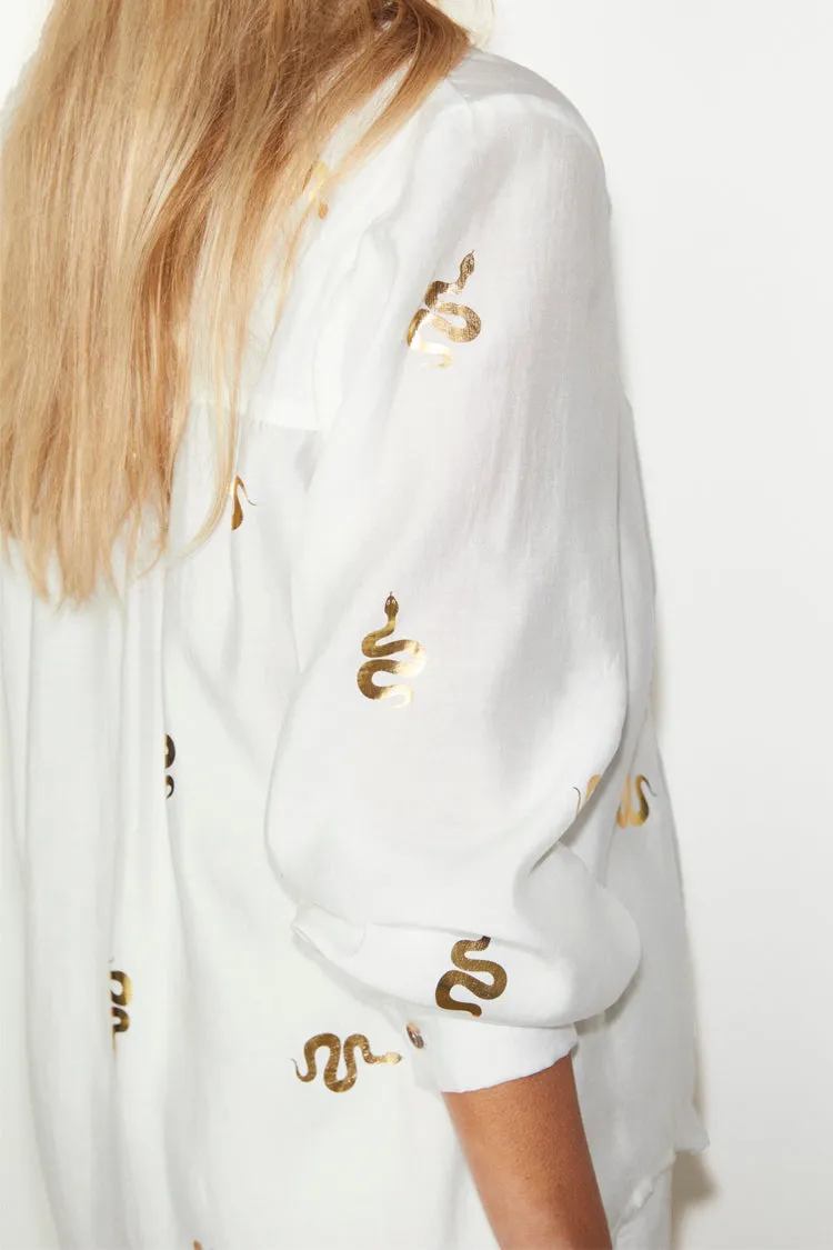 Gold Snake Miley Shirt