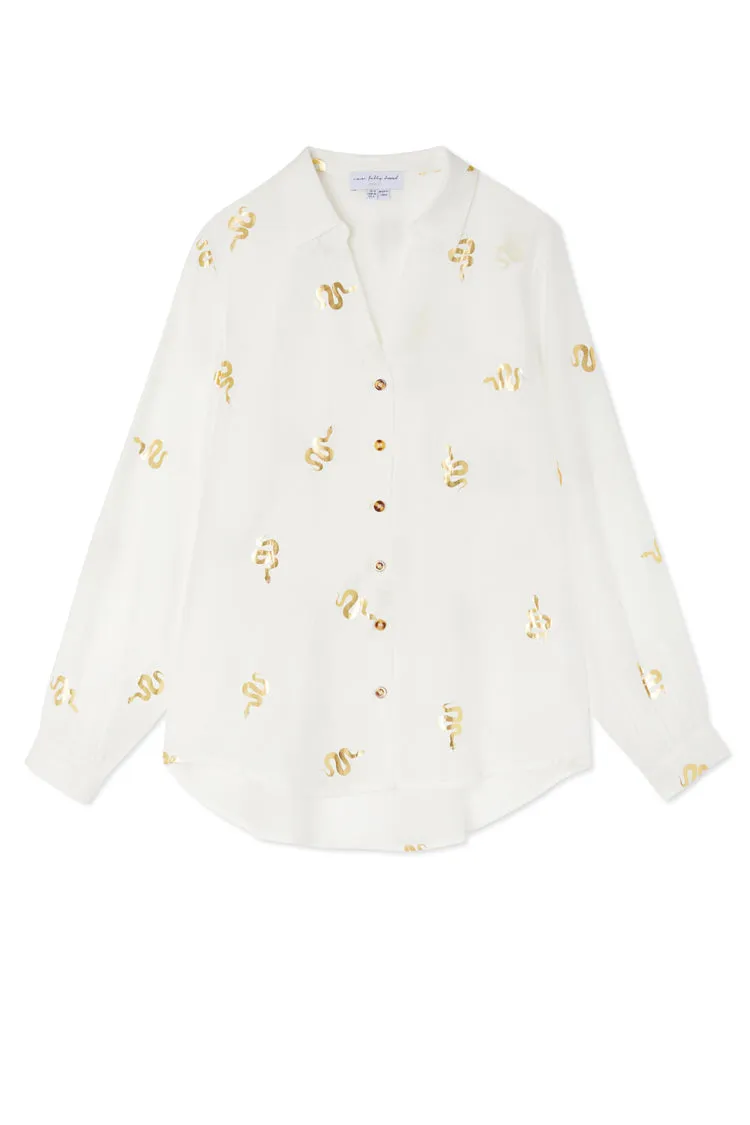 Gold Snake Miley Shirt