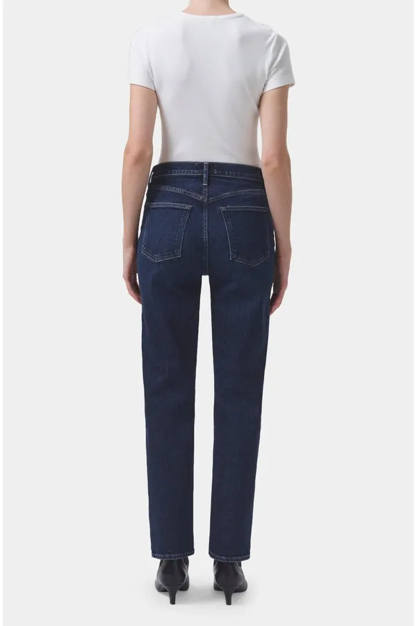 High Rise Stovepipe Jean