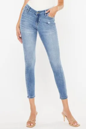 Kancan High Waist Cat's Whiskers Skinny Jeans