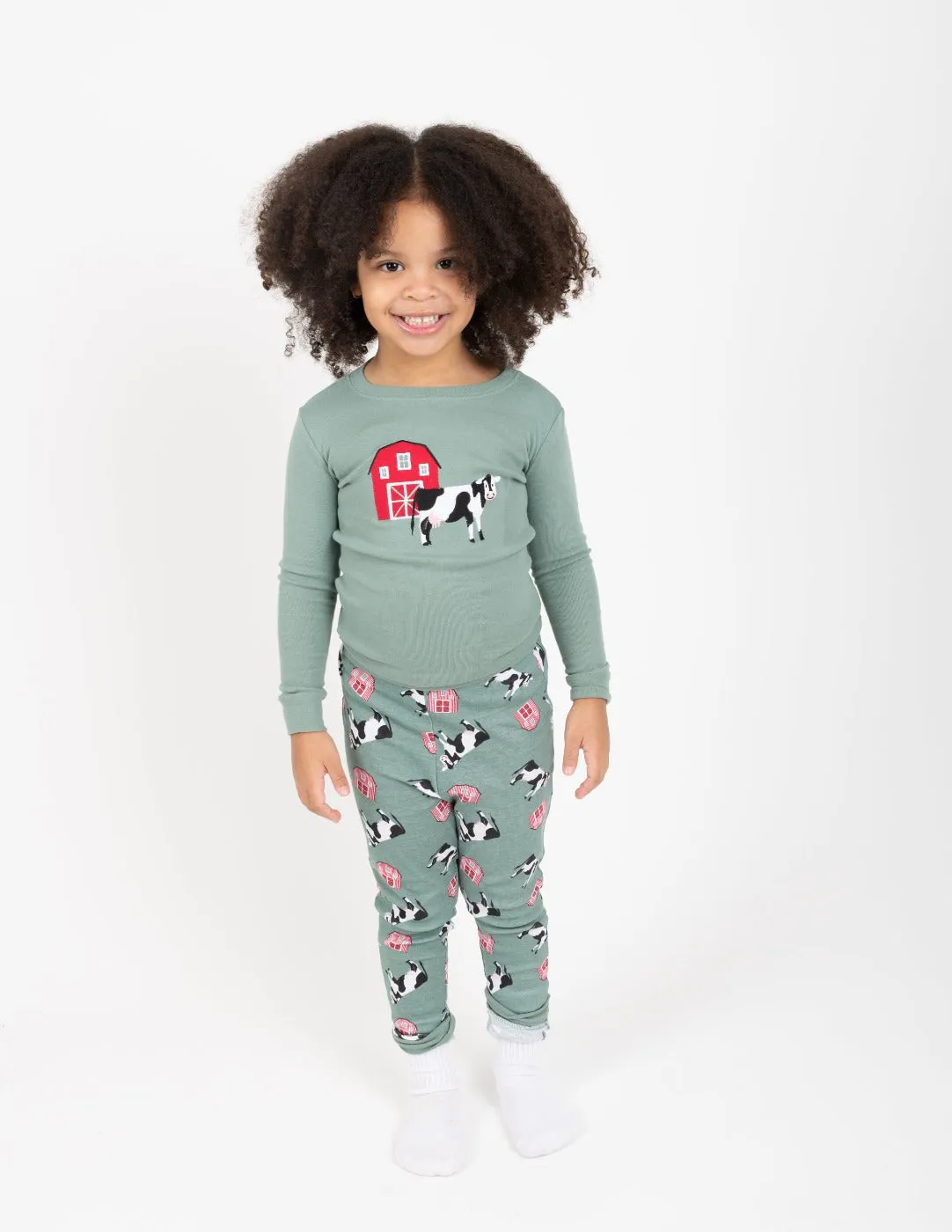 Kids Blue Cow Pajamas