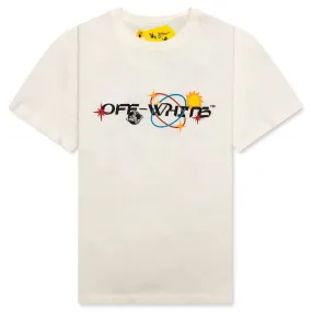 Kids Off Planets S/S Tee - Off White