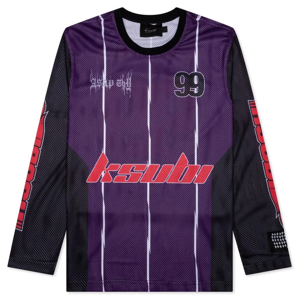 Ksubi x ASAP TyY Moto Jersey - Purple