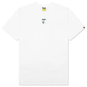 Liquid Camo Small Ape Face Tee - White