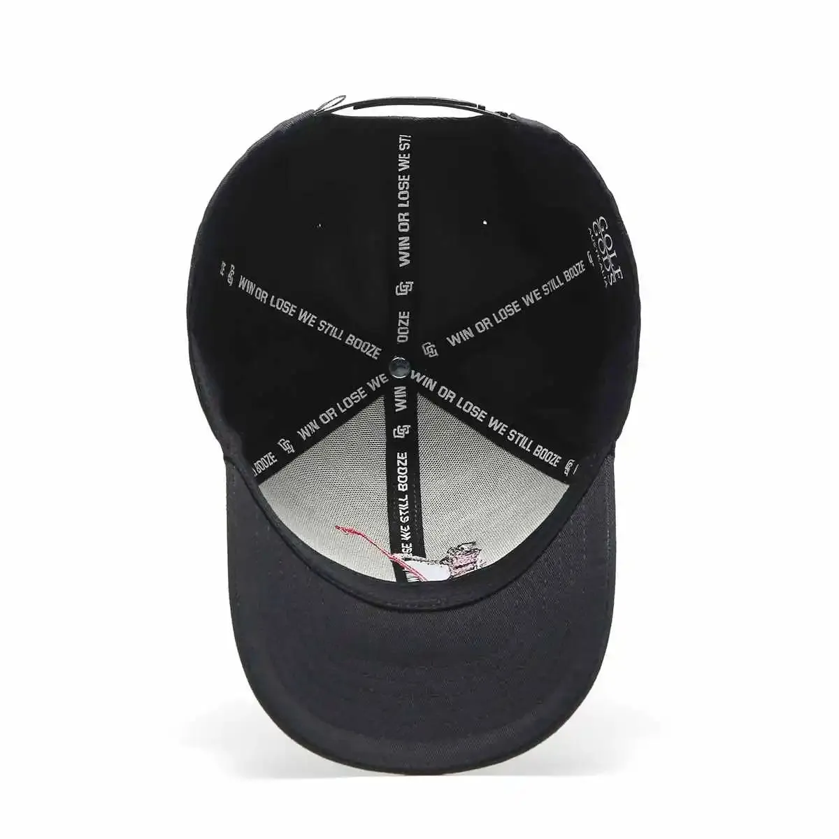 Mad Slicer Black SnapBack Golf Hat - Curved Brim