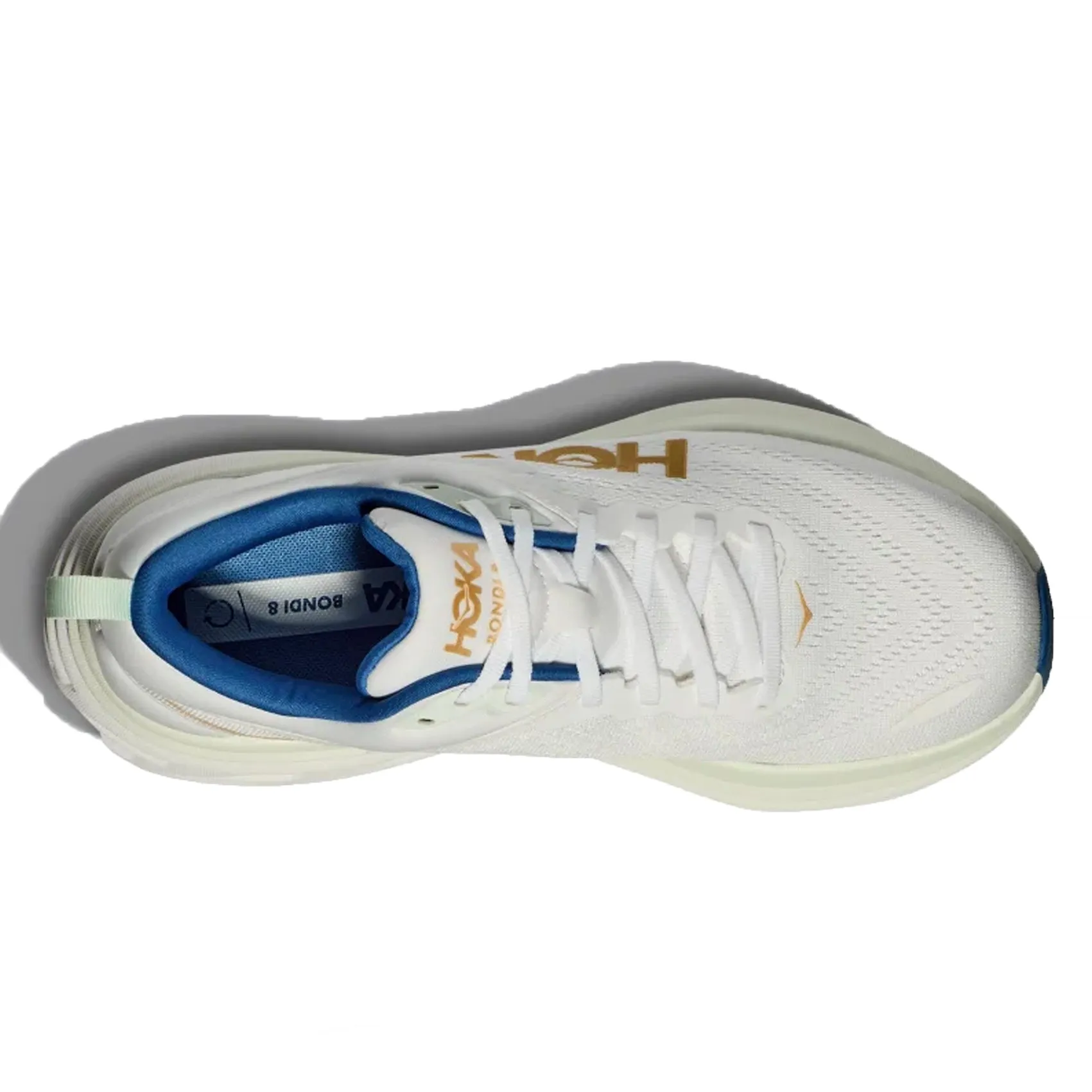 Mens HOKA Bondi 8 - Frost / Gold