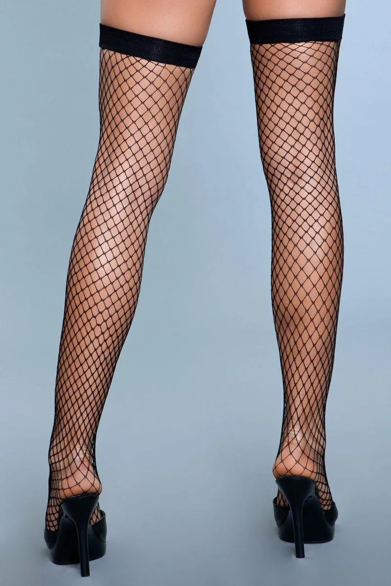 Micro Fishnet Thigh Highs