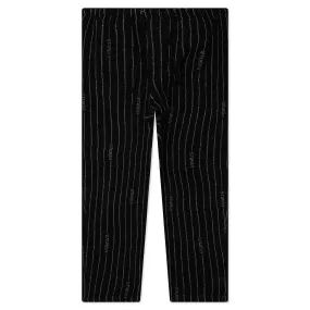 Nike x Stussy NRG Stripe Wool Pant - Black/Dark Antique Black/White