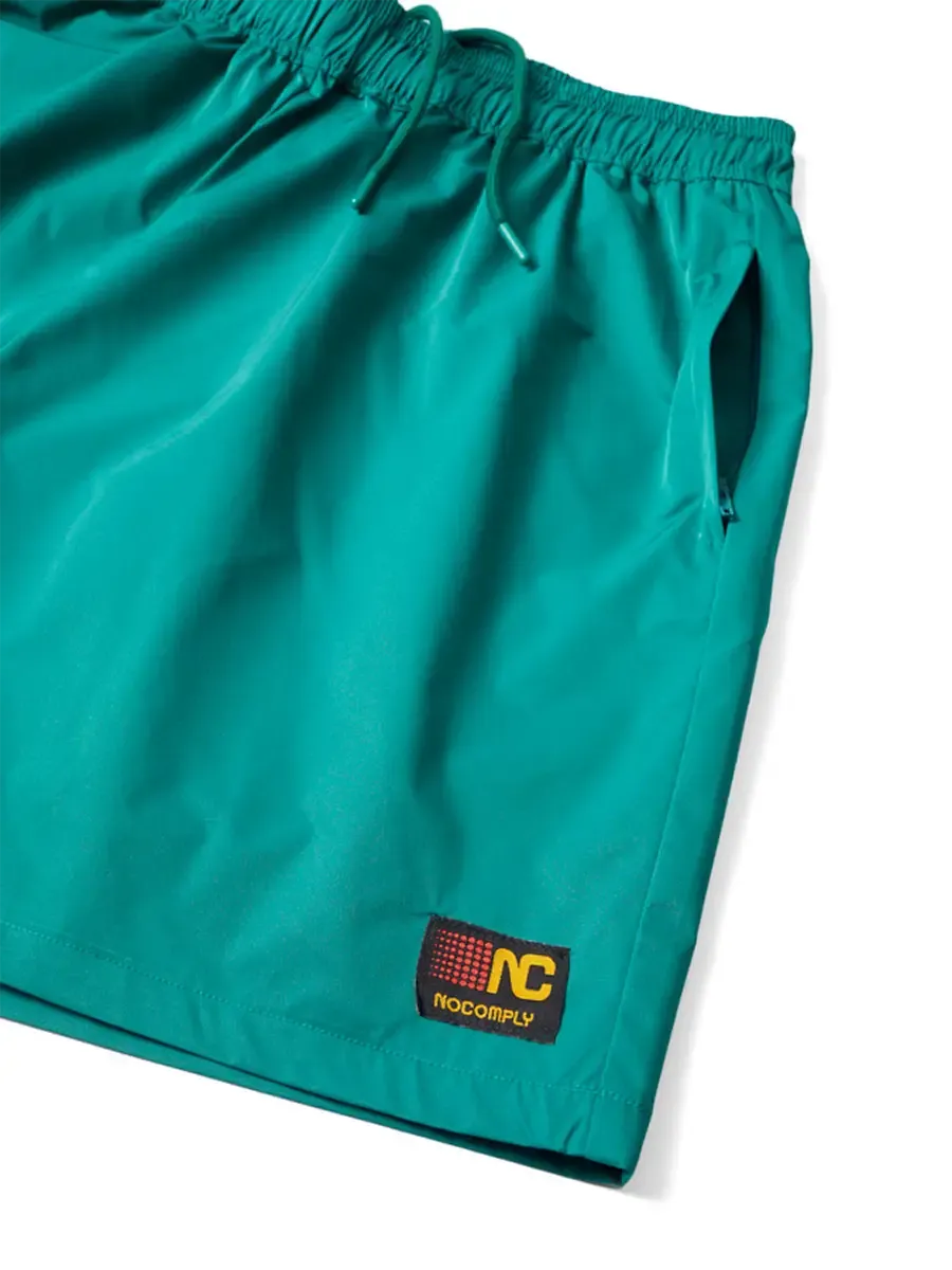 No-Comply New Wave Swim Short - Aqua