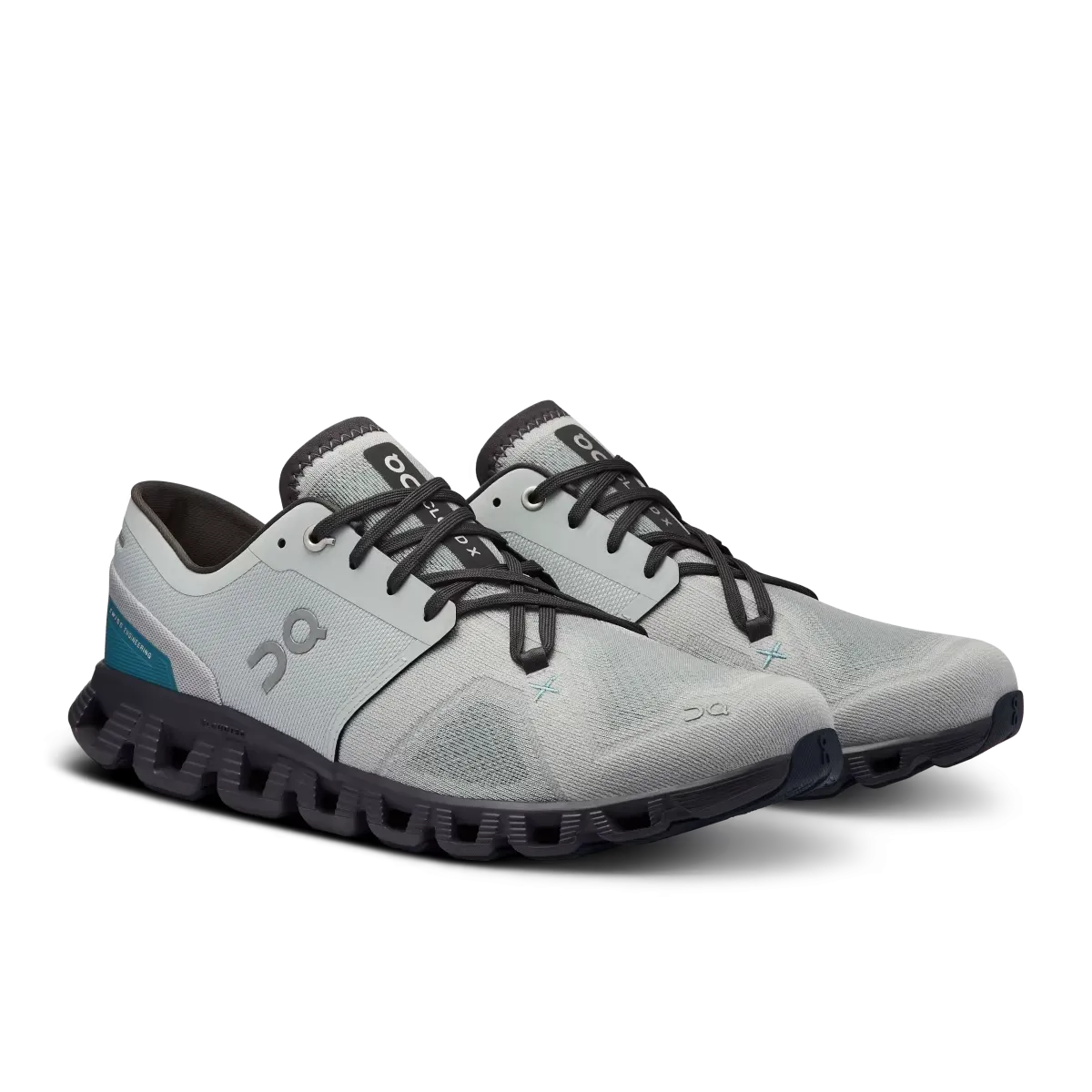 On Running Men's Cloud X 3 Shoes - Glacier / Iron