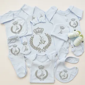 Personalised Baby Boy Coming Home Set