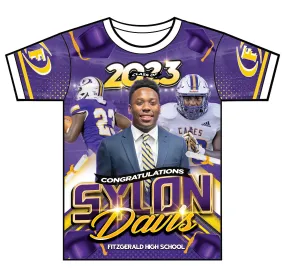 "Sylon" Custom Designed Graduation 3D shirt