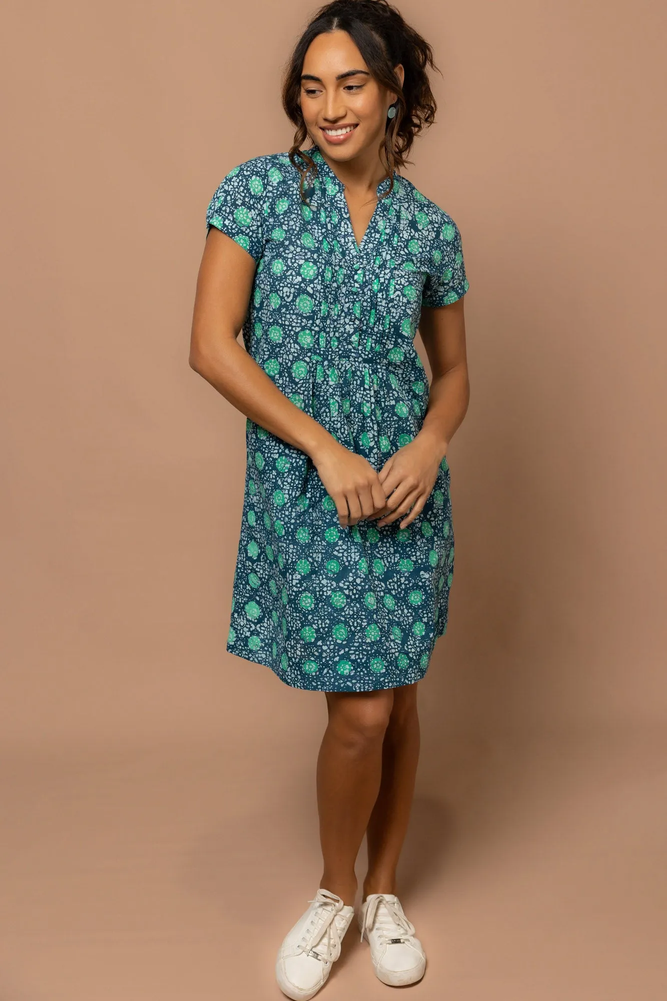 Sabu Dress Mint Crackle