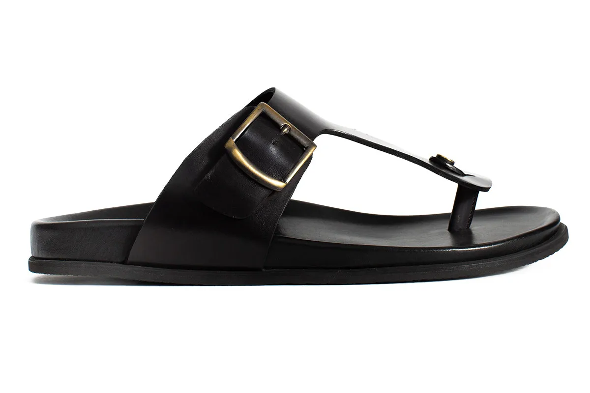 The Crusoe Sandal - Nero