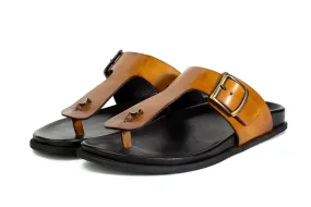 The Crusoe Sandal - Tobacco