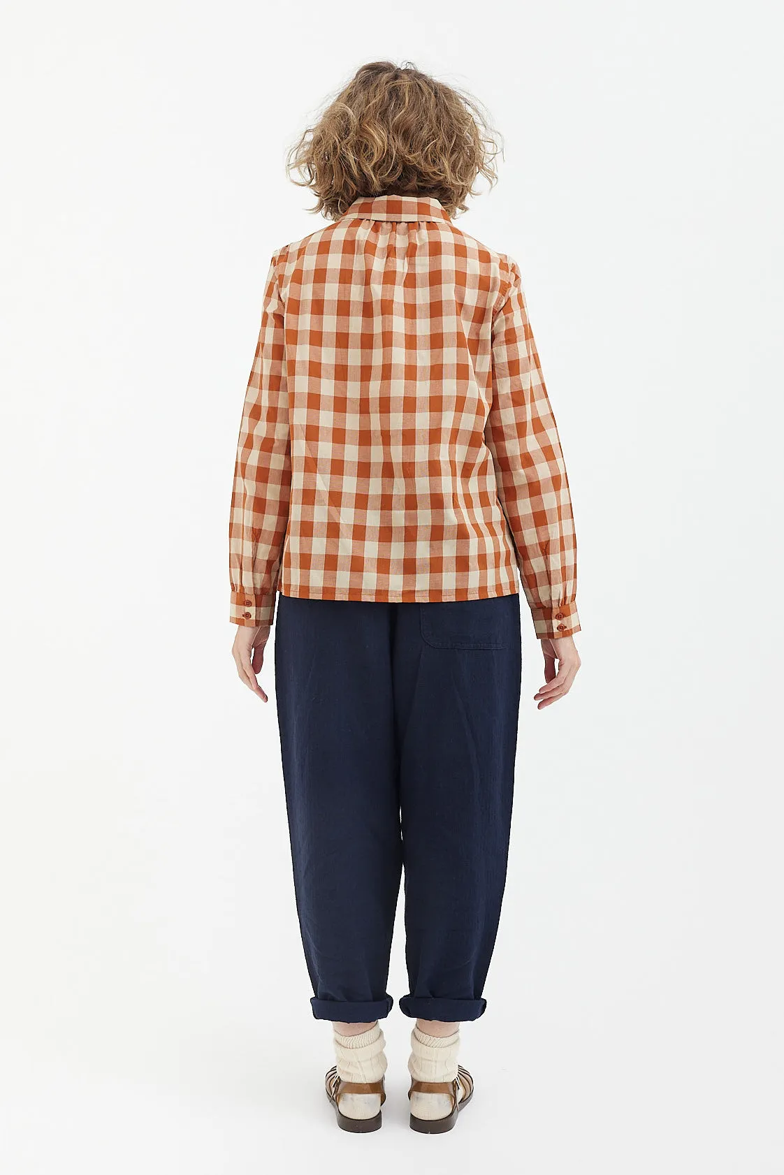 Sure, heres an optimized title for the product with descriptive modifiers:

Womens Anja Check Cotton Shirt by Toast - Casual Plaid Button-Down Blouse

This title includes relevant keywords and descriptive modifiers that can help improve search visibility.