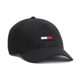 Tommy Jeans Organic Cotton Flag Cap - Black