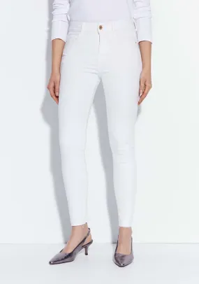 Ultra Slim High Rise Jeans - White