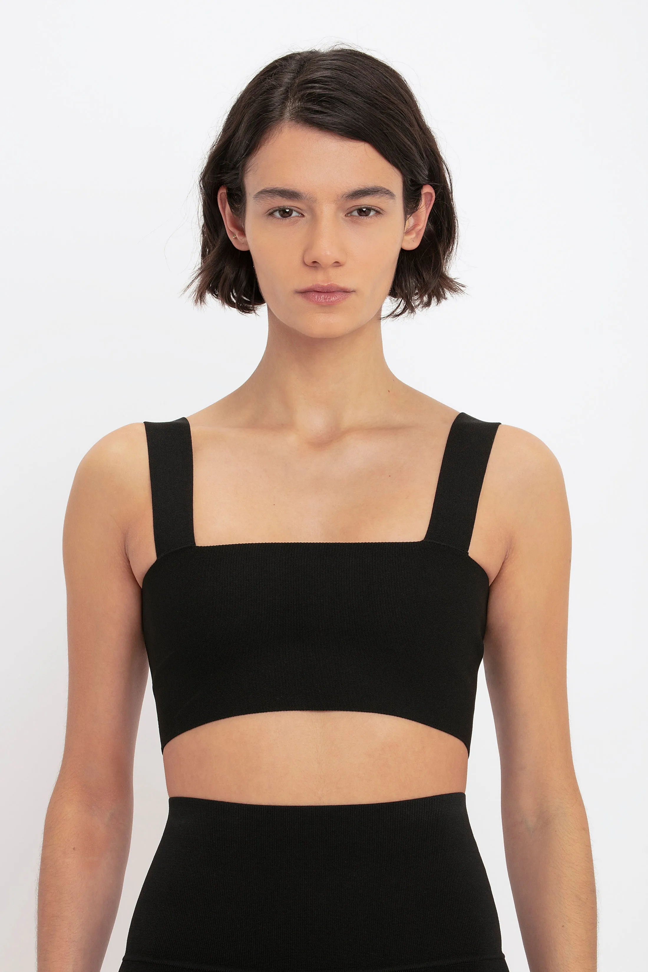 VB Body Strap Bandeau Top In Black